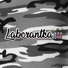 Laborantka a zkumavky