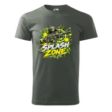 Neonový zásah splash zone paintball