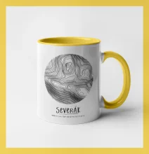 Severák - vrstevnice v kruhu