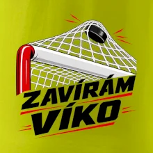 Hokejový střelec zavírám víko
