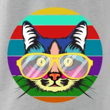 Kočka při barevném západu