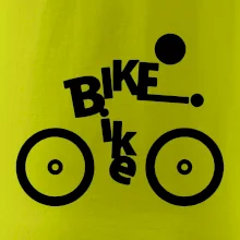 Bike nápis postava