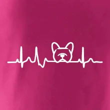 EKG Francouzský buldoček hlava