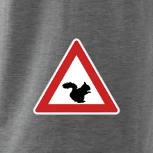 Dopravní značka - Pozor veverka