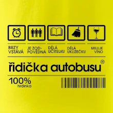 Čárový kód řidička autobusu