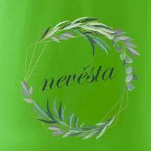 Nevěsta květinový kruh zelený