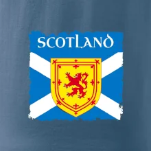 Skotská vlajka s erbem lva