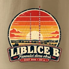 Liblice B retro odznak dvou vysílačů