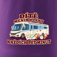Dítě měním plány každých pět minut integrovaný obytňák