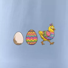 Evoluce vajíčka - velikonoce - slepice
