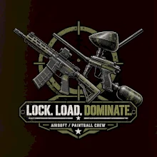 Taktická výzva lock load dominate airsoft