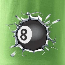 Kulečníková koule v triku