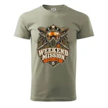 Víkendová mise vintage paintball odznak