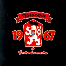 Narozena v Československu - Přelepený znak 1967 Narozena v Československu - Přelepený znak 1967