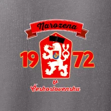 Narozena v Československu - Přelepený znak 1972