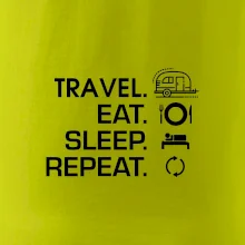 Eat sleep travel - Malý přívěs