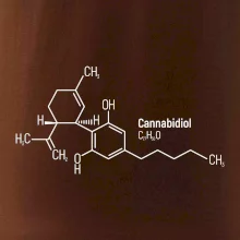Molekulární struktura CBD (Canabidiol)