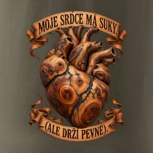 Moje srdce má suky ale drží pevně