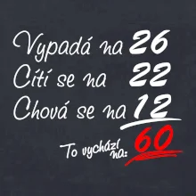 Vypadá, cítí se, chová se - 60 let