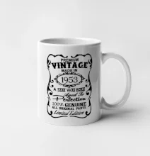 Vintage Etiketa - 1953