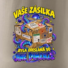 Vaše zásilka byla odeslána do jiné dimenze