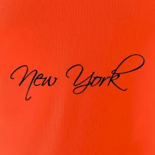 New York nápis psacím