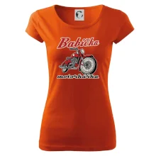 Babička motorkářka