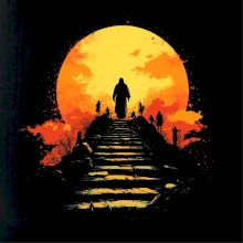 Ježíš a západ slunce