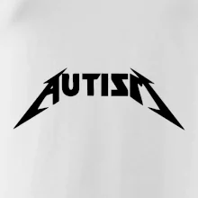 Autism rock nápis Autism rock nápis