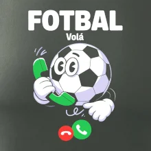Karikatura fotbal volá