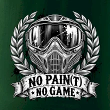 Motiv no paint no game s maskou