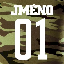 Fotbalový dres - vlastní jméno a číslo