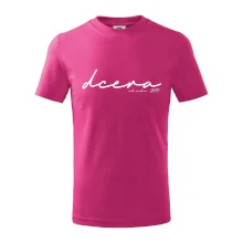 Psací nápis syn - dcera s ročníkem