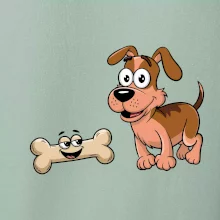 Parové triko - Pes a kost