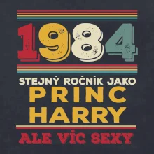 1984 stejný ročník jako princ Harry
