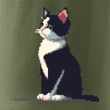 Mourovatá kočka pixel