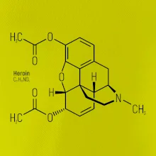 Molekulární struktura Heroin