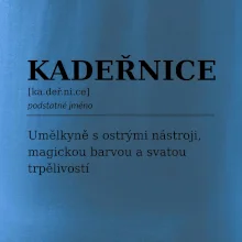 Kadeřnice umělkyně s ostrými nástroji