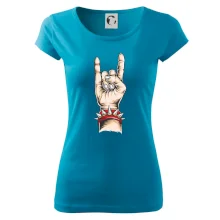 Rocková ruka s náramkem