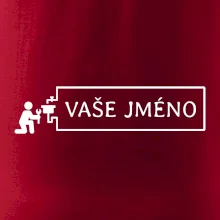Instalatér - jméno v rámečku
