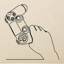 Herní ovladač jedním tahem