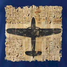 Egyptské hieroglyfy letadlo