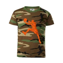 Basketball player splash