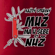 Každý správný muž, má u sebe nůž