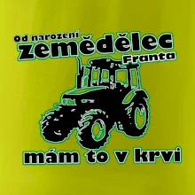 Od narození zemědělec, mám to v krvi - Jméno