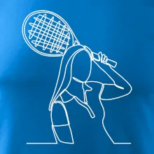 Tenistka  jednim tahem