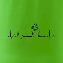 EKG zamilovaný pár EKG zamilovaný pár