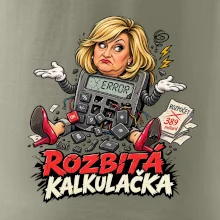 Alenka - rozbitá kalkulačka
