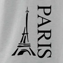 Paris nápis Eiffelovka na výšku