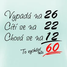 Vypadá, cítí se, chová se - 60 let